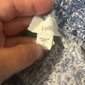 J. Jill BoHo blue and black detailed  size S